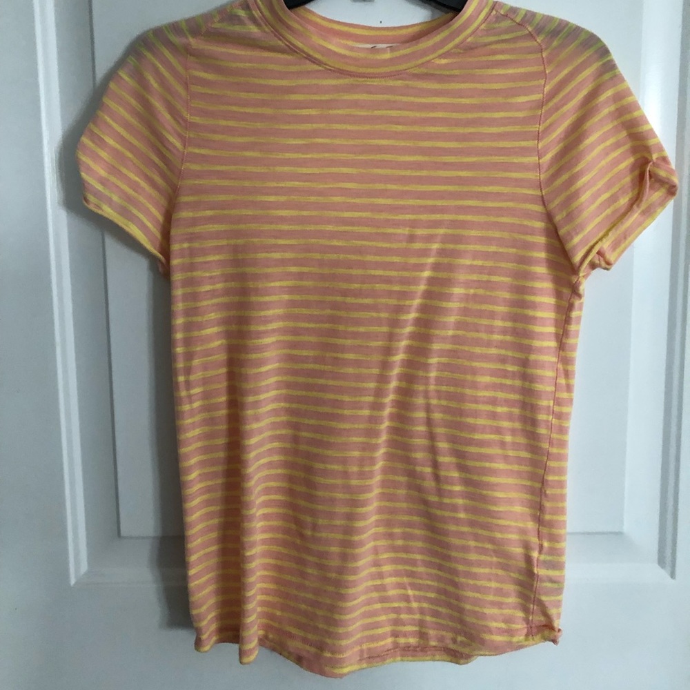 We The Free Striped Short Sleeve Shirt
